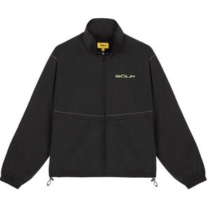 Black Golf Wang Nylon Bolt Jacket with Green Logo XL